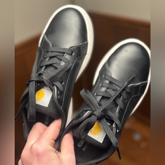 Carhartt Black Leather Sneakers - Picture 3 of 15